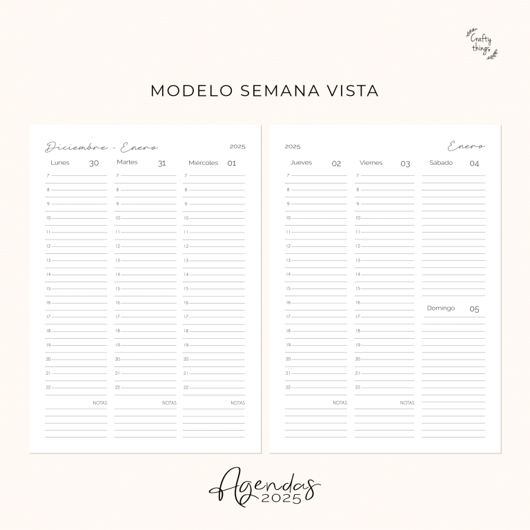 Modelo Semana Vista